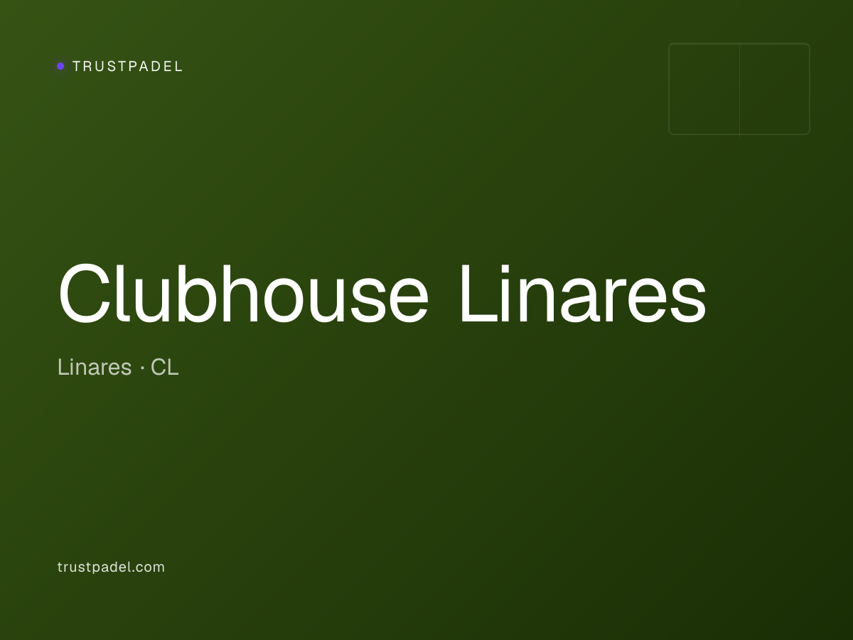 Clubhouse Linares padel club