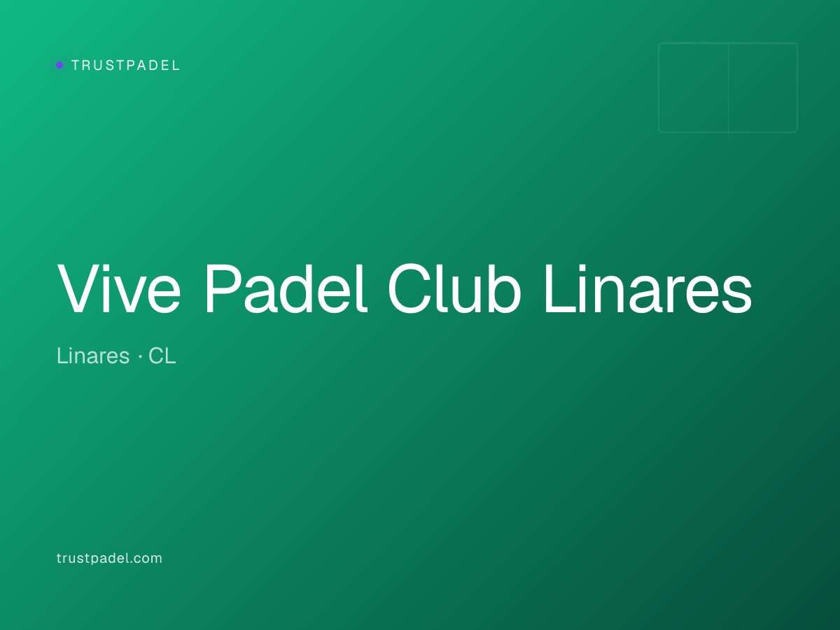 Vive Padel Club Linares padel club