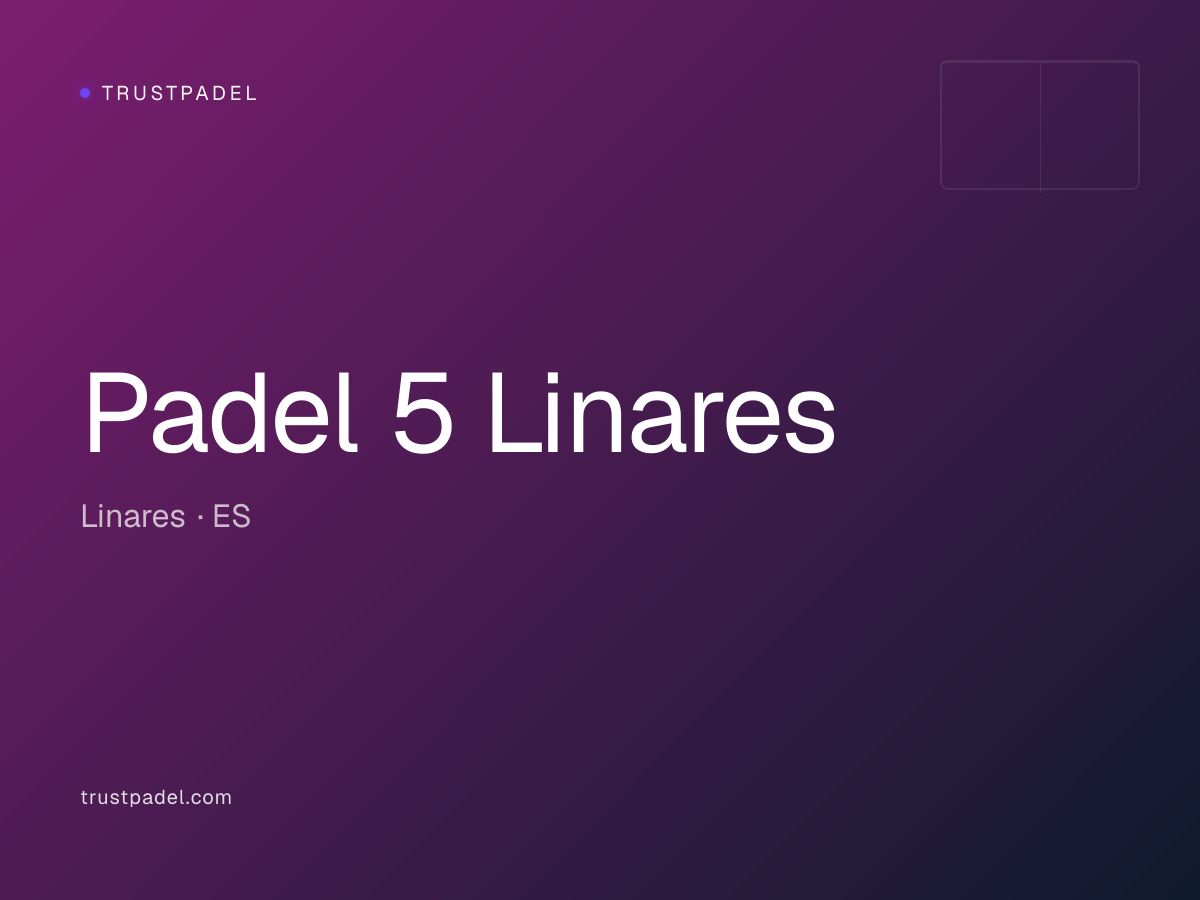 Padel 5 Linares padel club