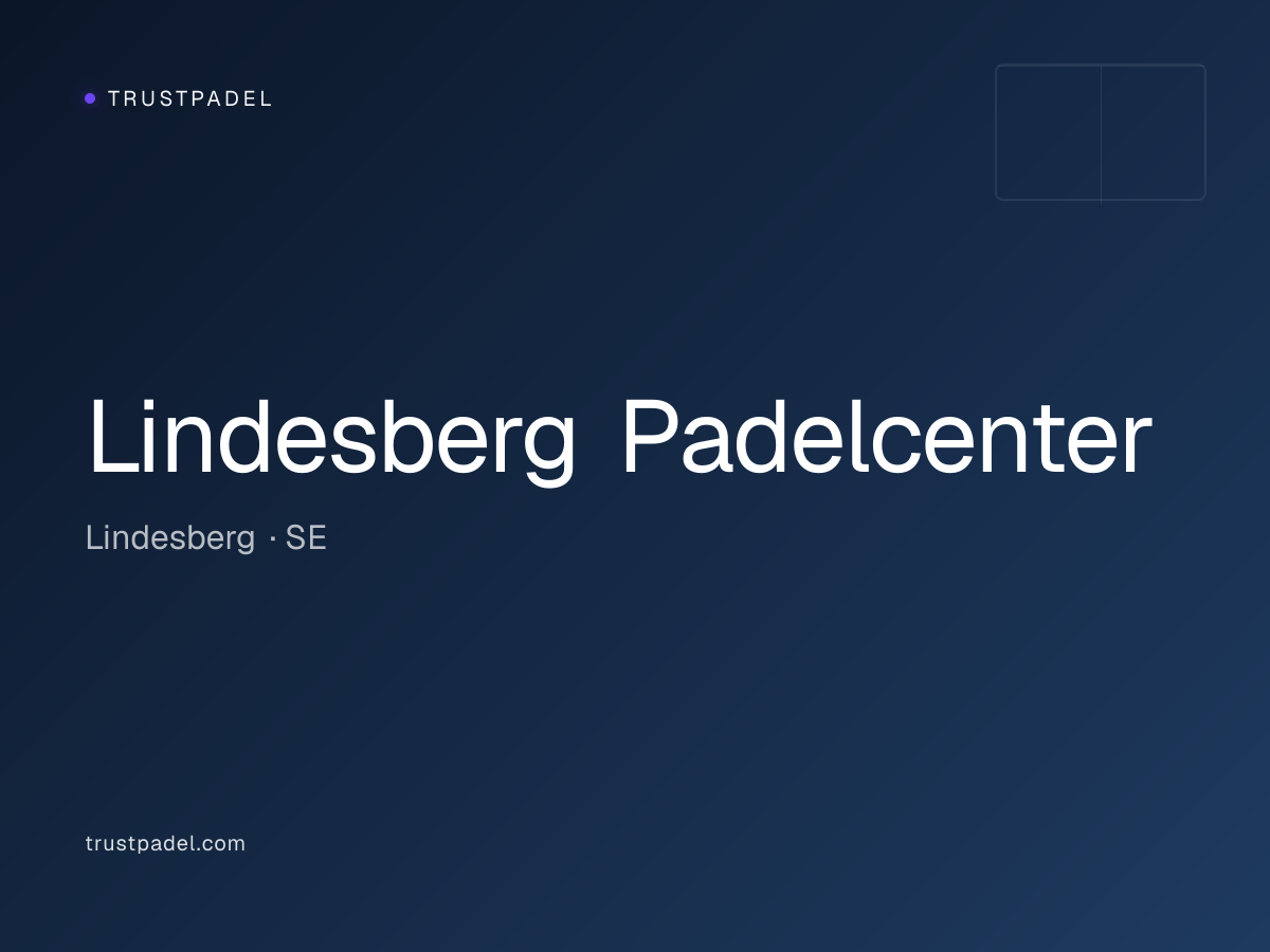 Lindesberg Padelcenter padel club