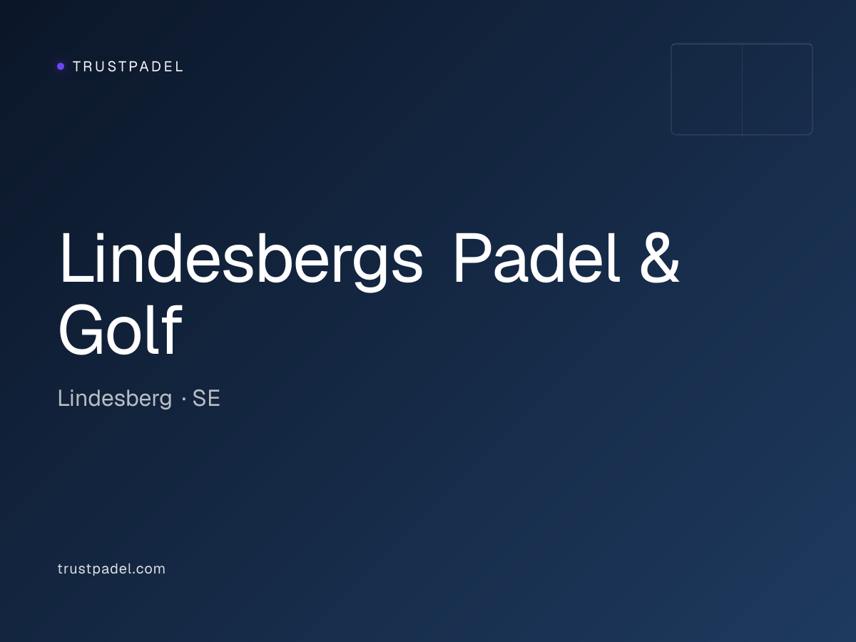 Lindesbergs Padel & Golf padel club