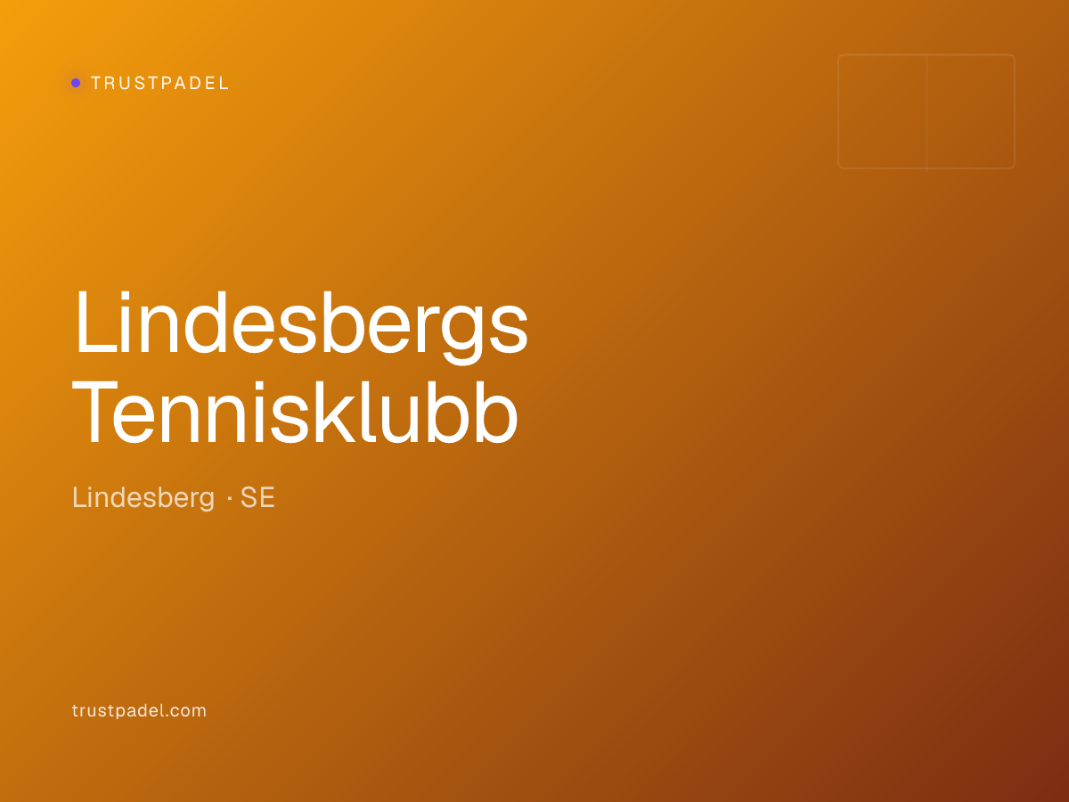 Lindesbergs Tennisklubb padel club