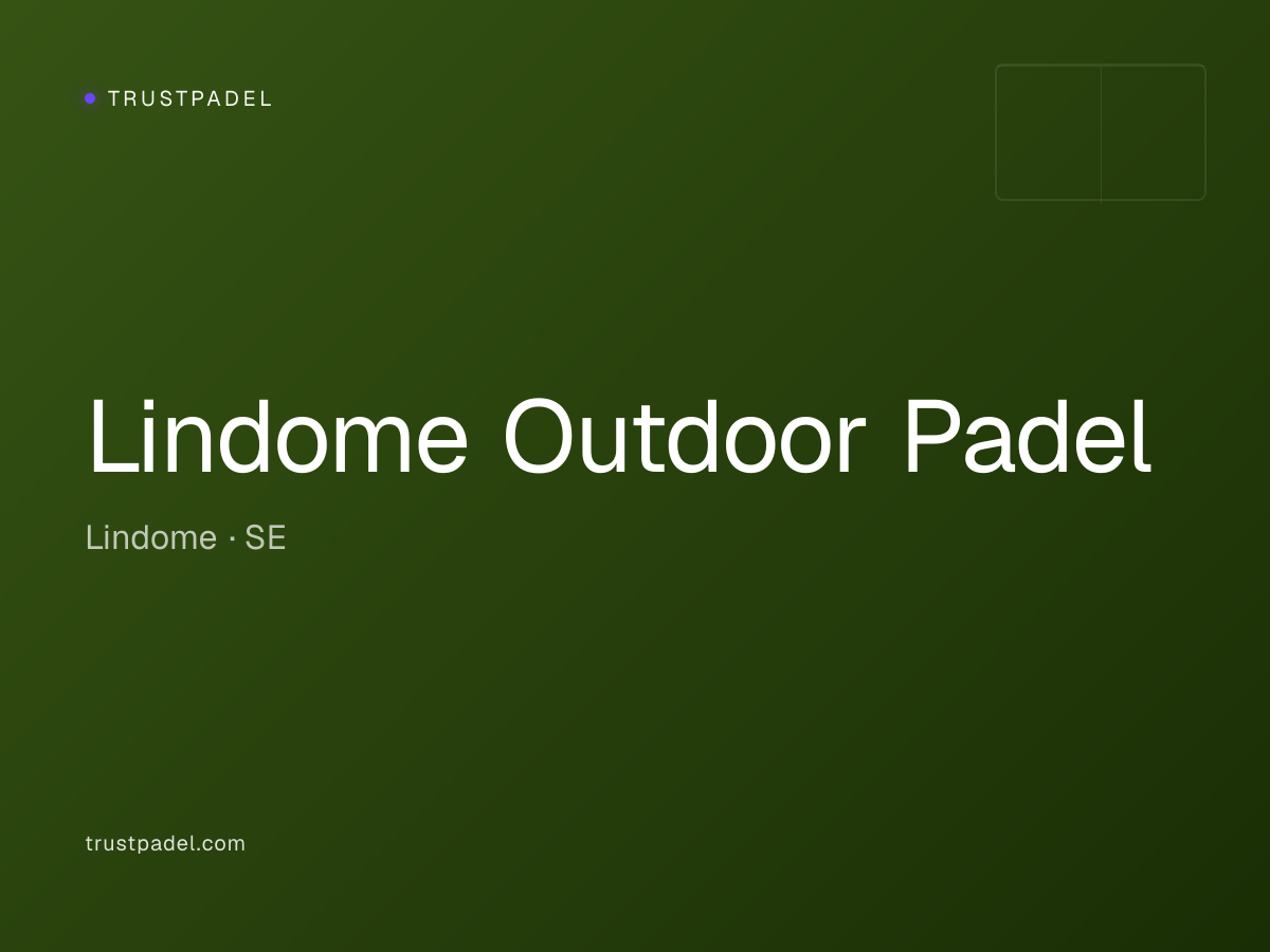 Lindome Outdoor Padel padel club