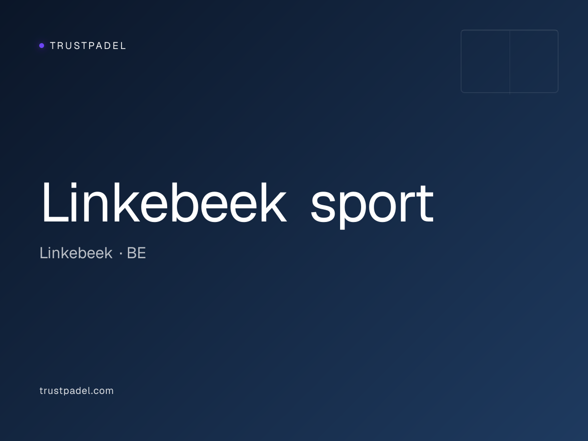 Linkebeek sport padel club
