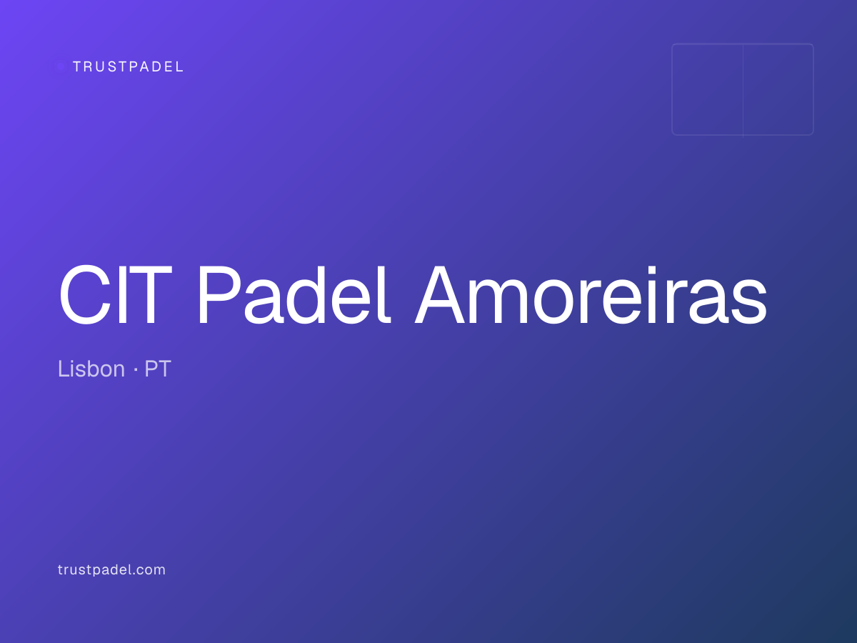 CIT Padel Amoreiras padel club