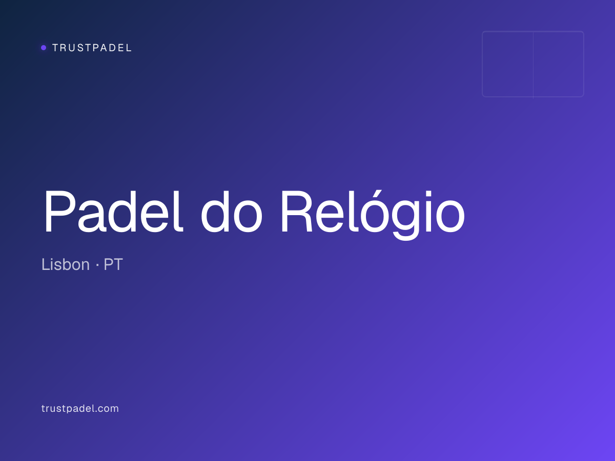 Padel do Relógio padel club