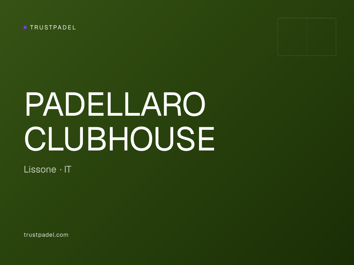 PADELLARO CLUBHOUSE padel club
