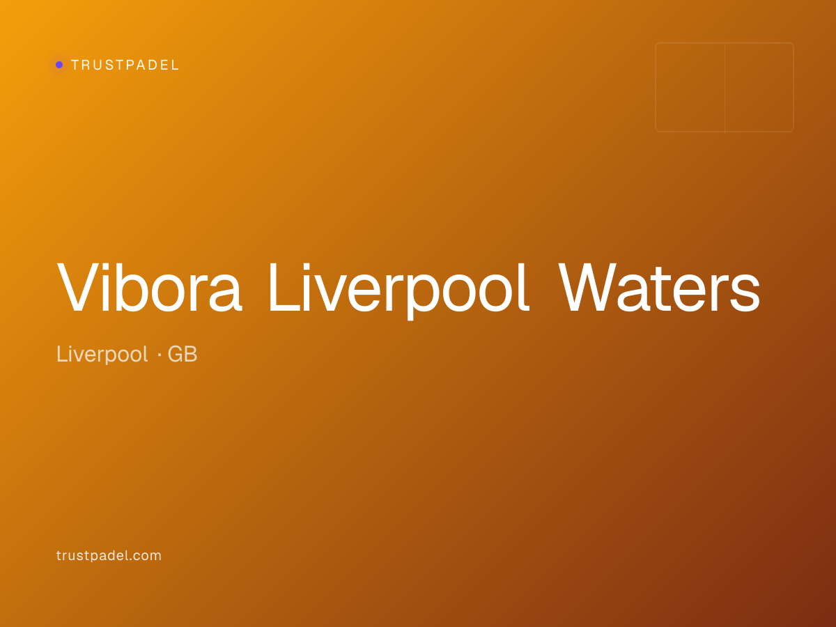 Vibora Liverpool Waters padel club