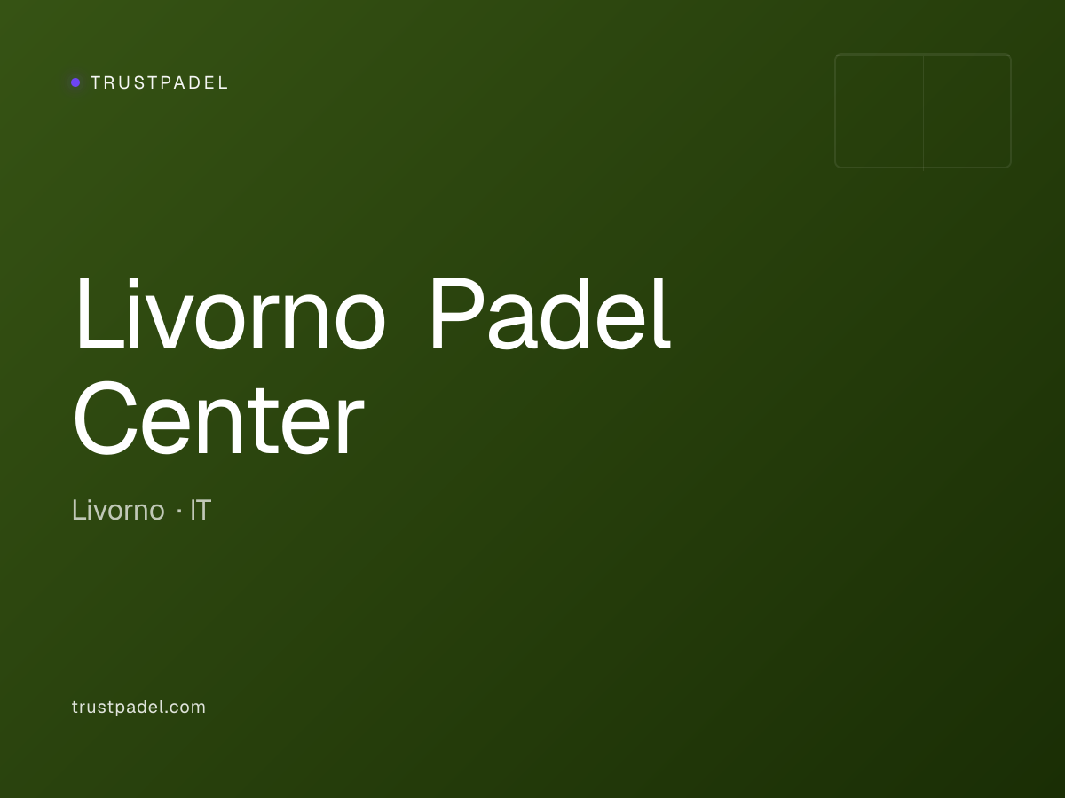 Livorno Padel Center padel club