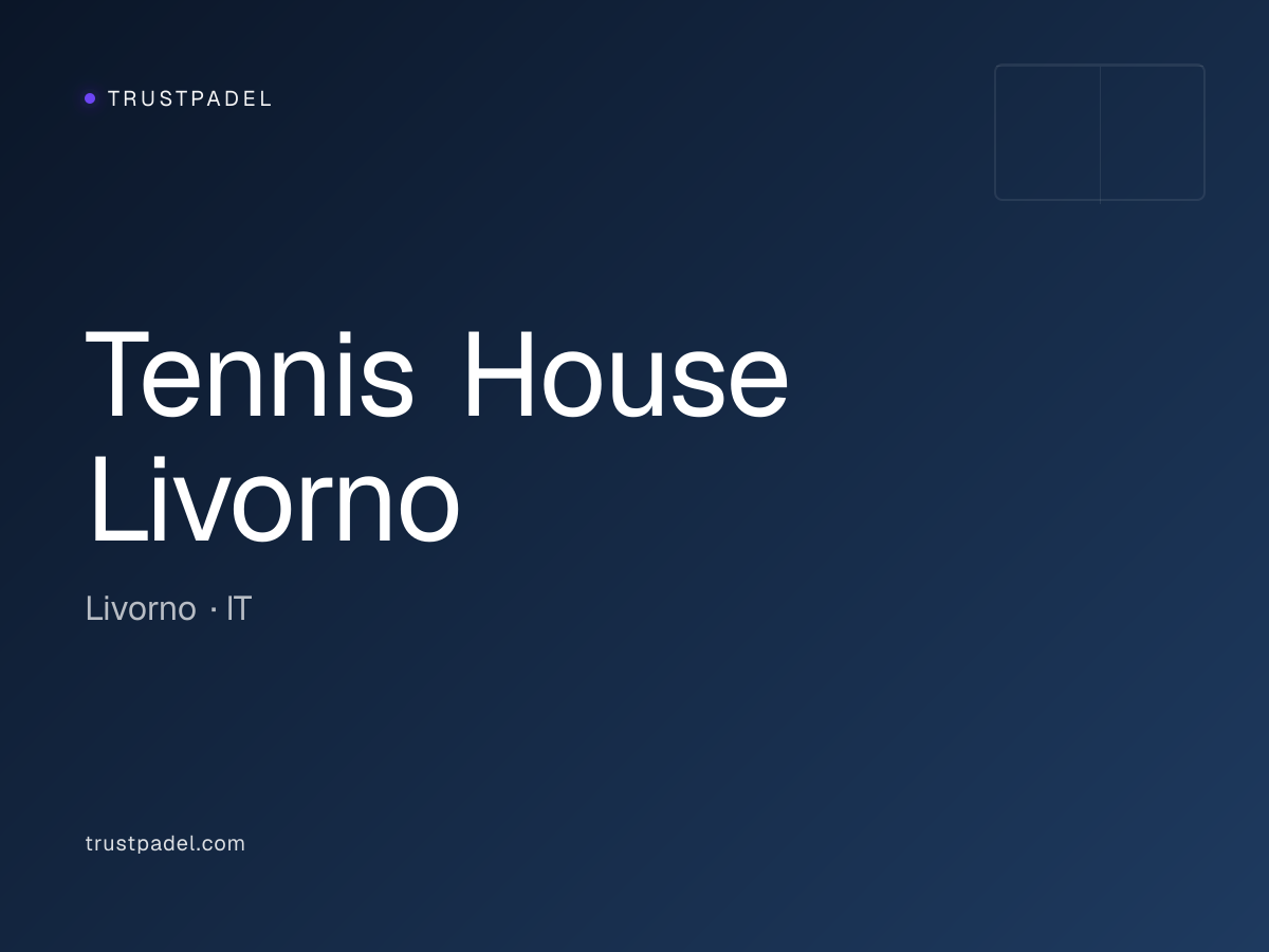 Tennis House Livorno padel club