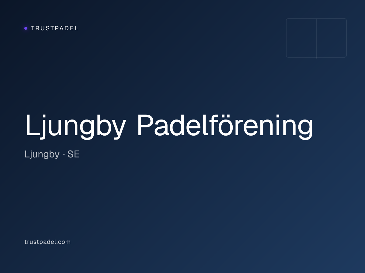 Ljungby Padelförening padel club