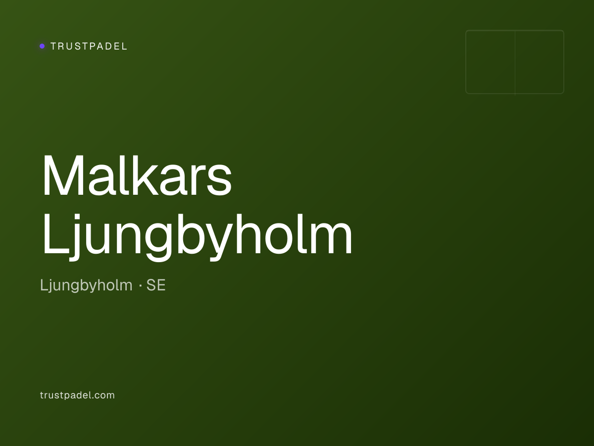 Malkars Ljungbyholm padel club