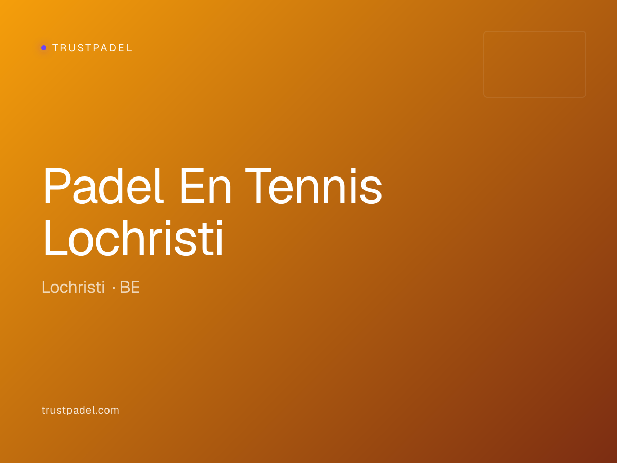 Padel En Tennis Lochristi padel club