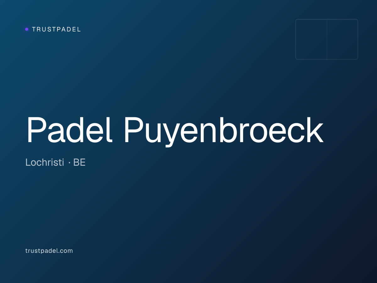 Padel Puyenbroeck padel club