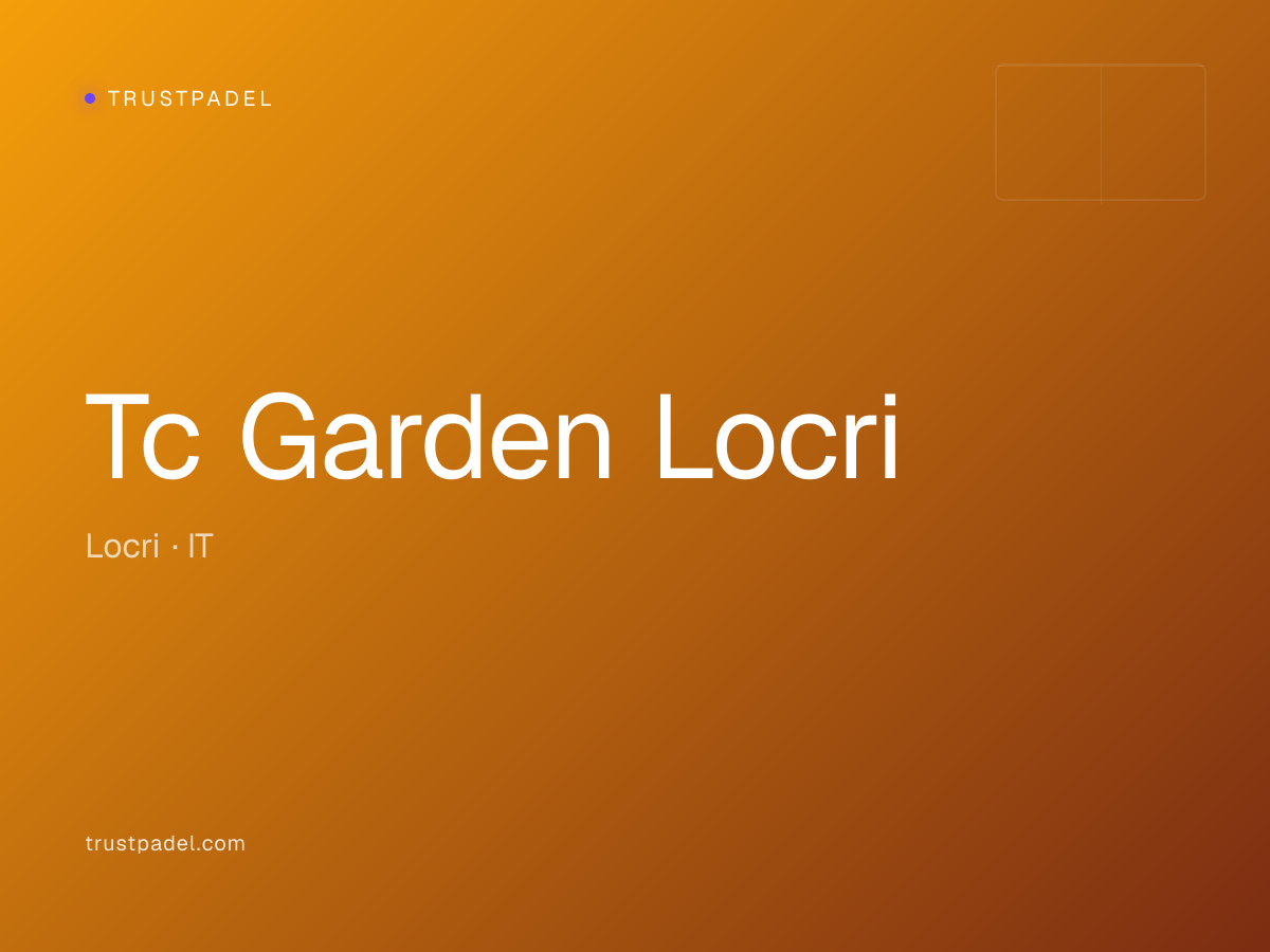 Tc Garden Locri padel club