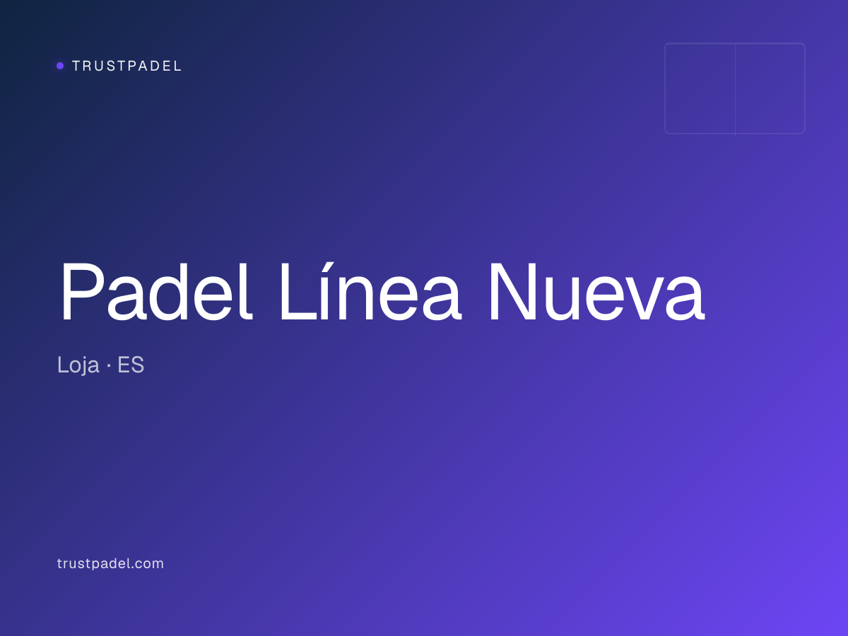 Padel Línea Nueva padel club