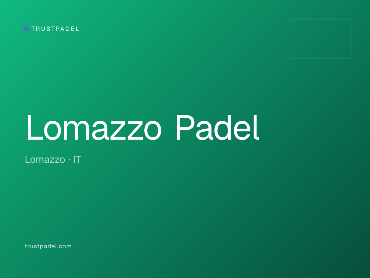 Lomazzo Padel padel club