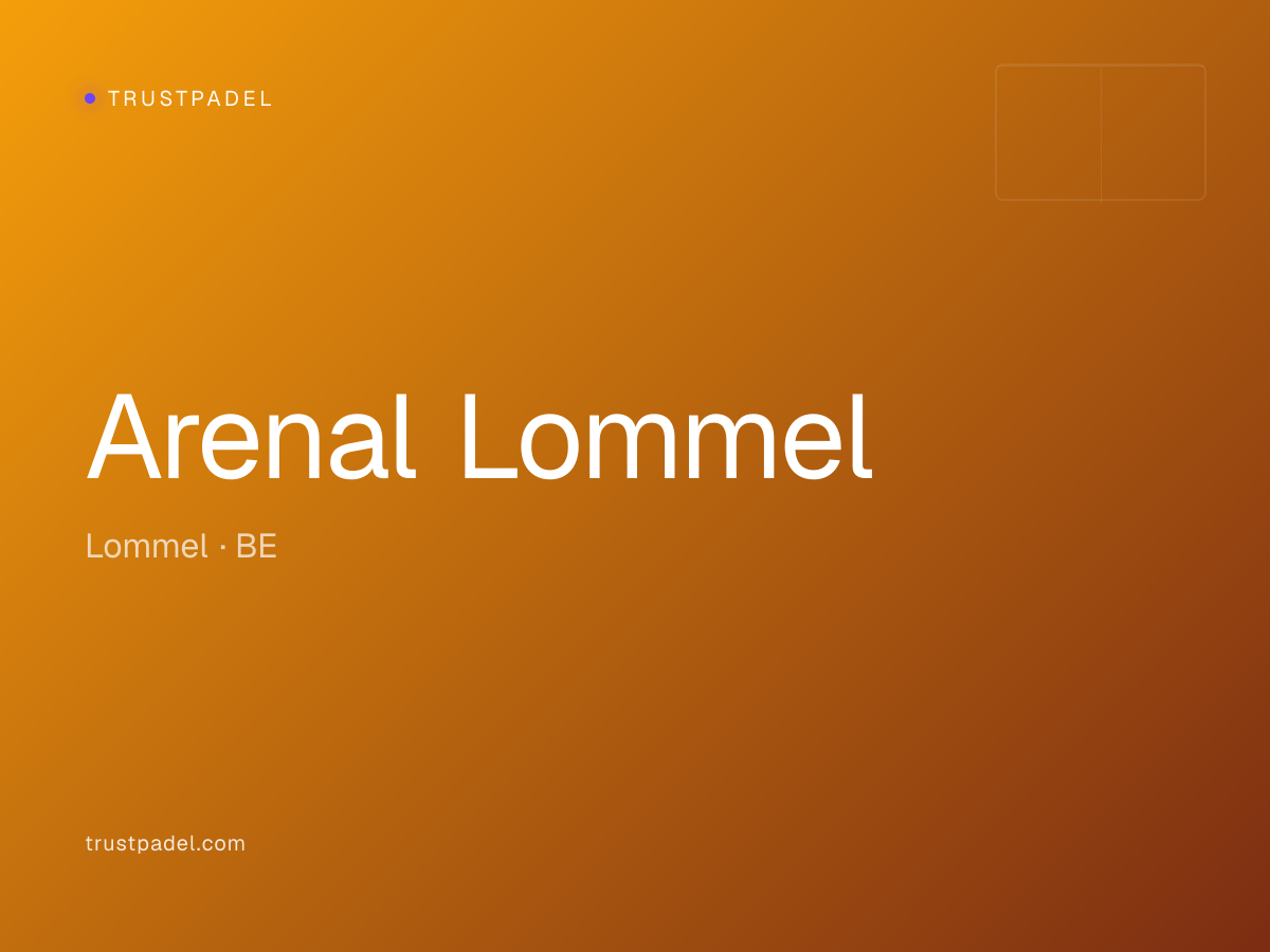 Arenal Lommel padel club