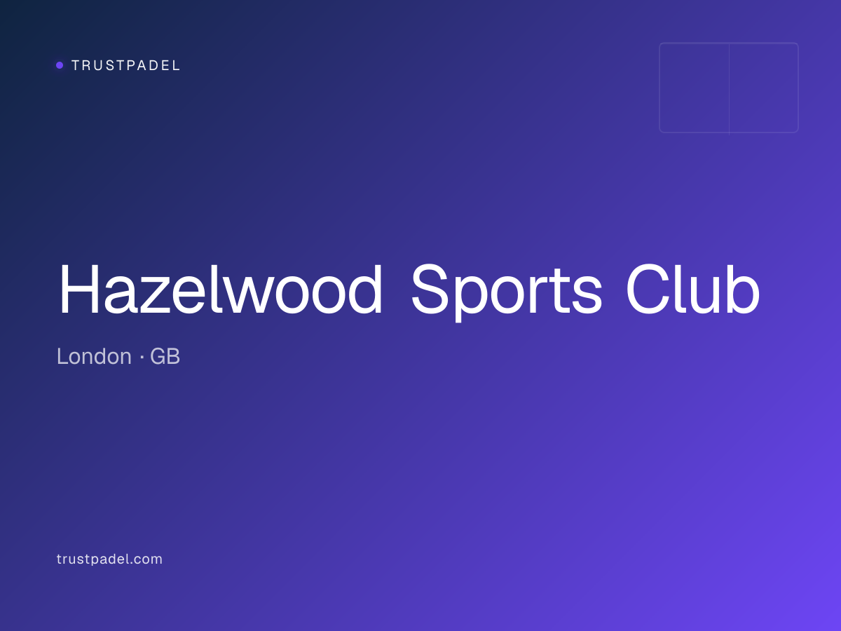 Hazelwood Sports Club padel club