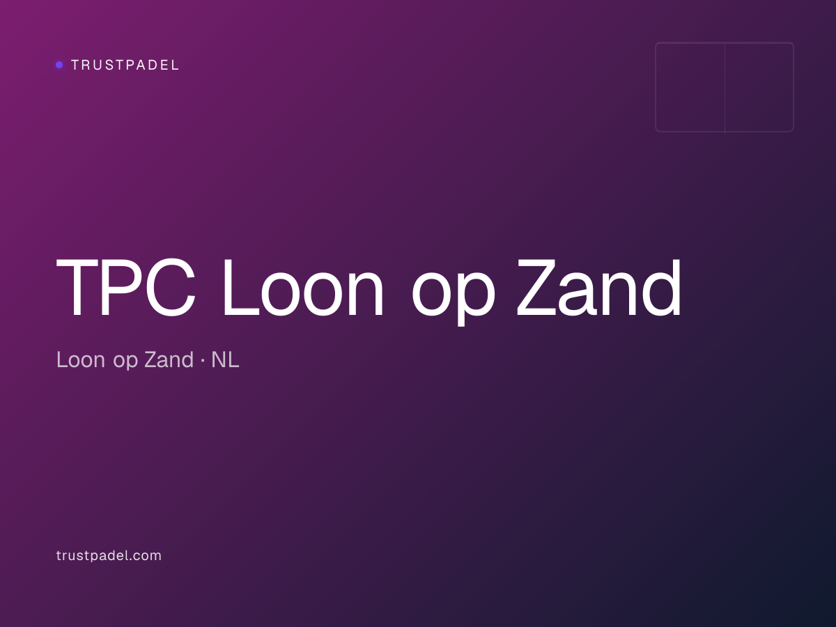 TPC Loon op Zand padel club