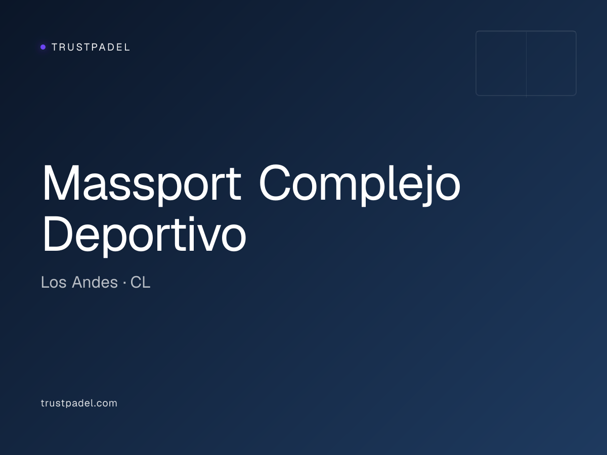 Massport Complejo Deportivo padel club