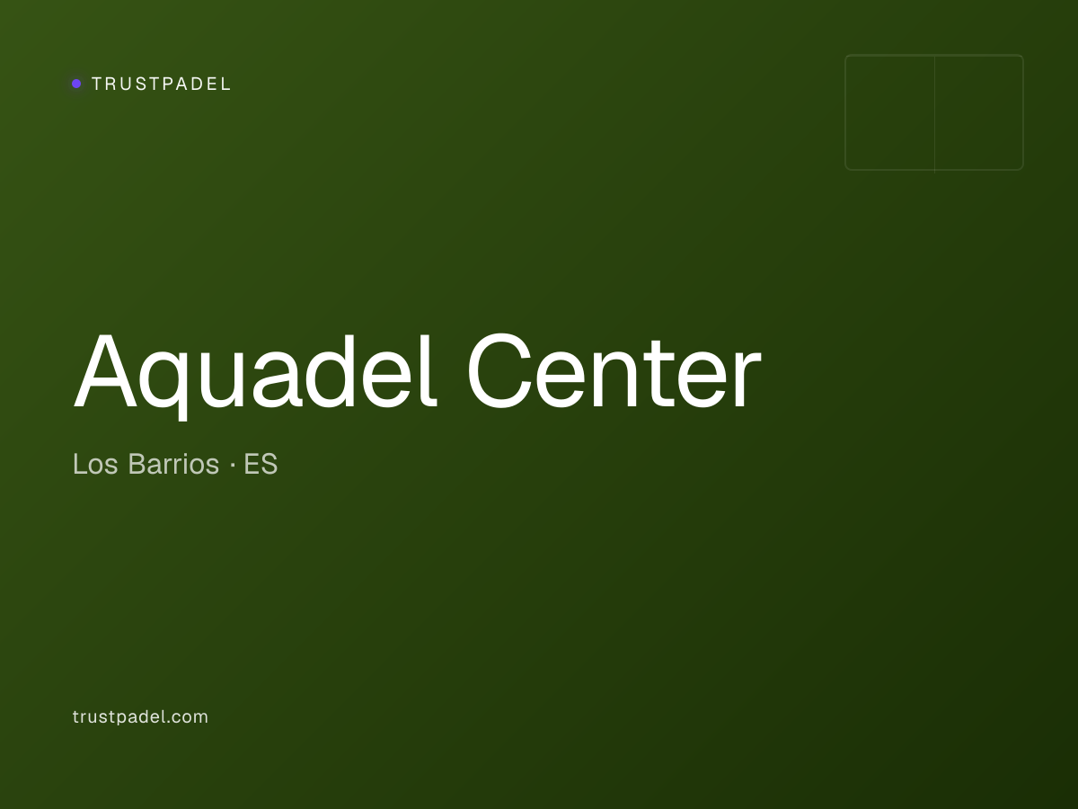 Aquadel Center padel club