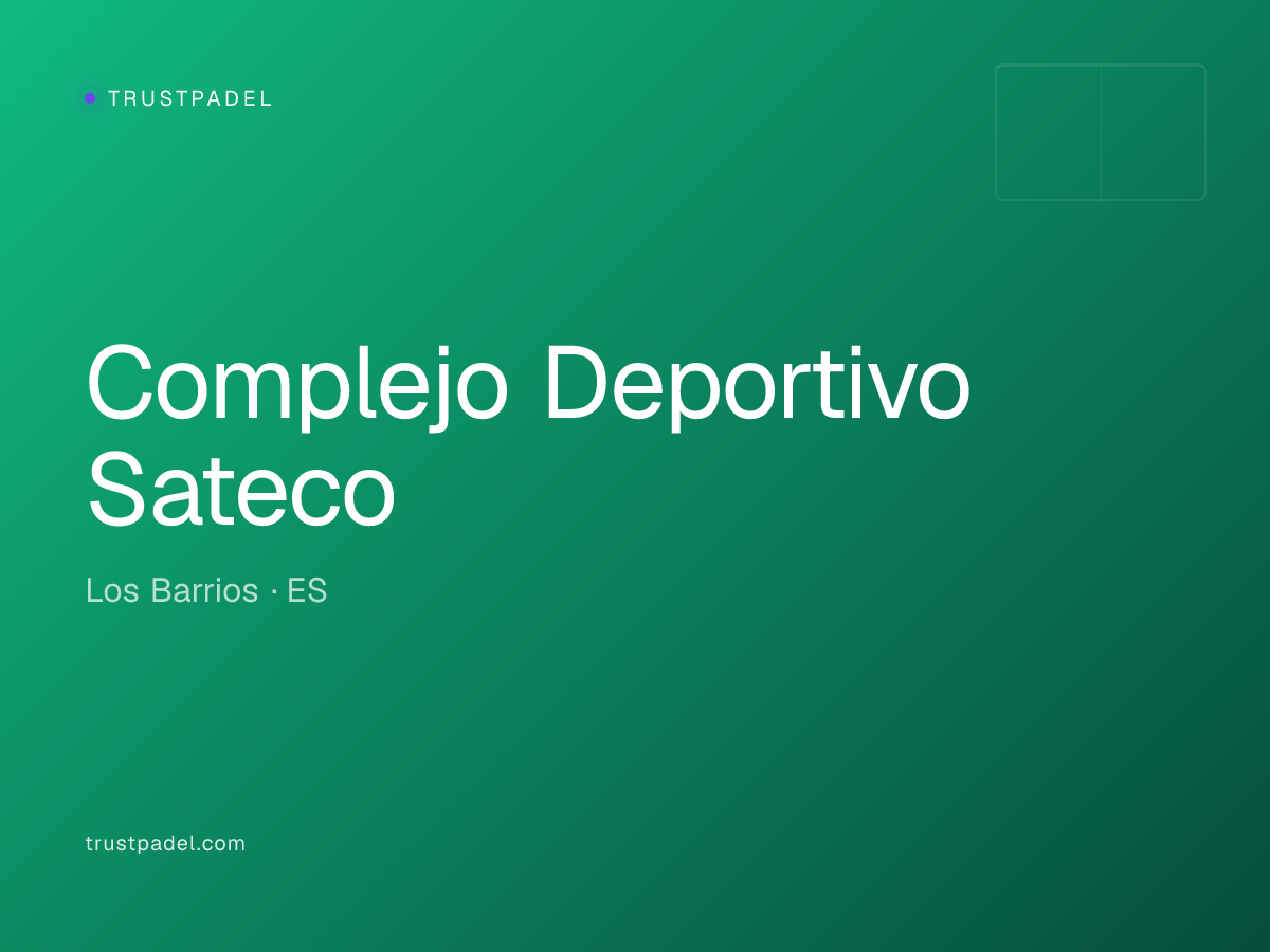 Complejo Deportivo Sateco padel club
