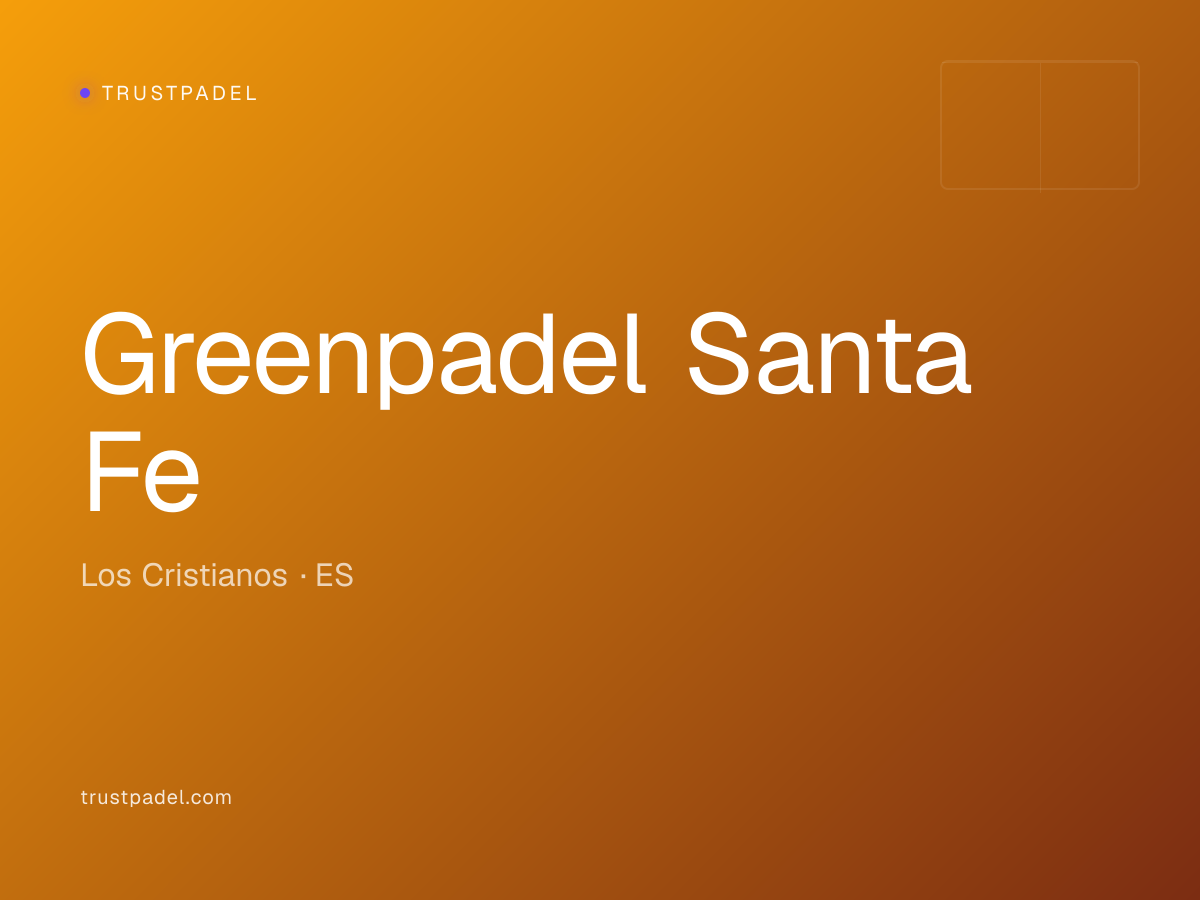 Greenpadel Santa Fe padel club