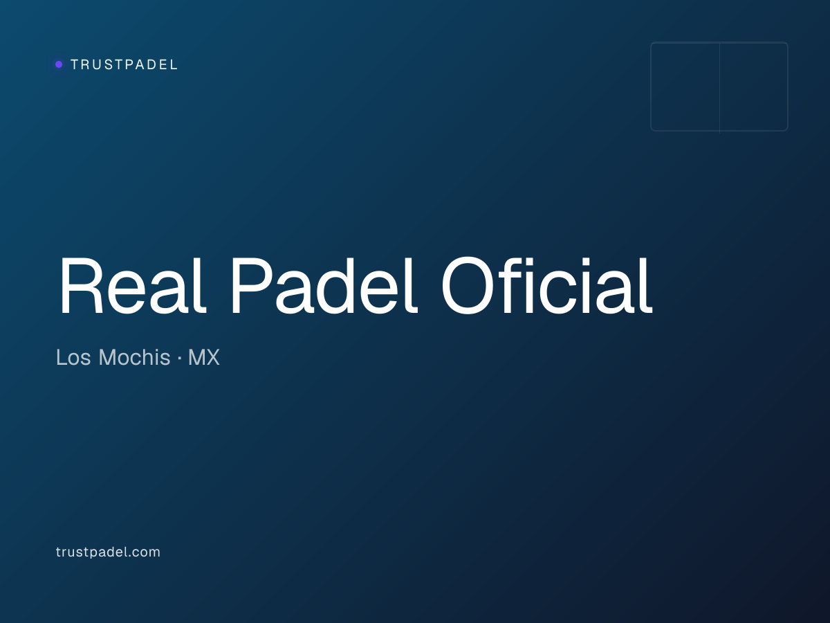Real Padel Oficial padel club
