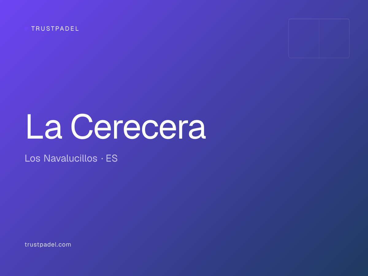 La Cerecera padel club