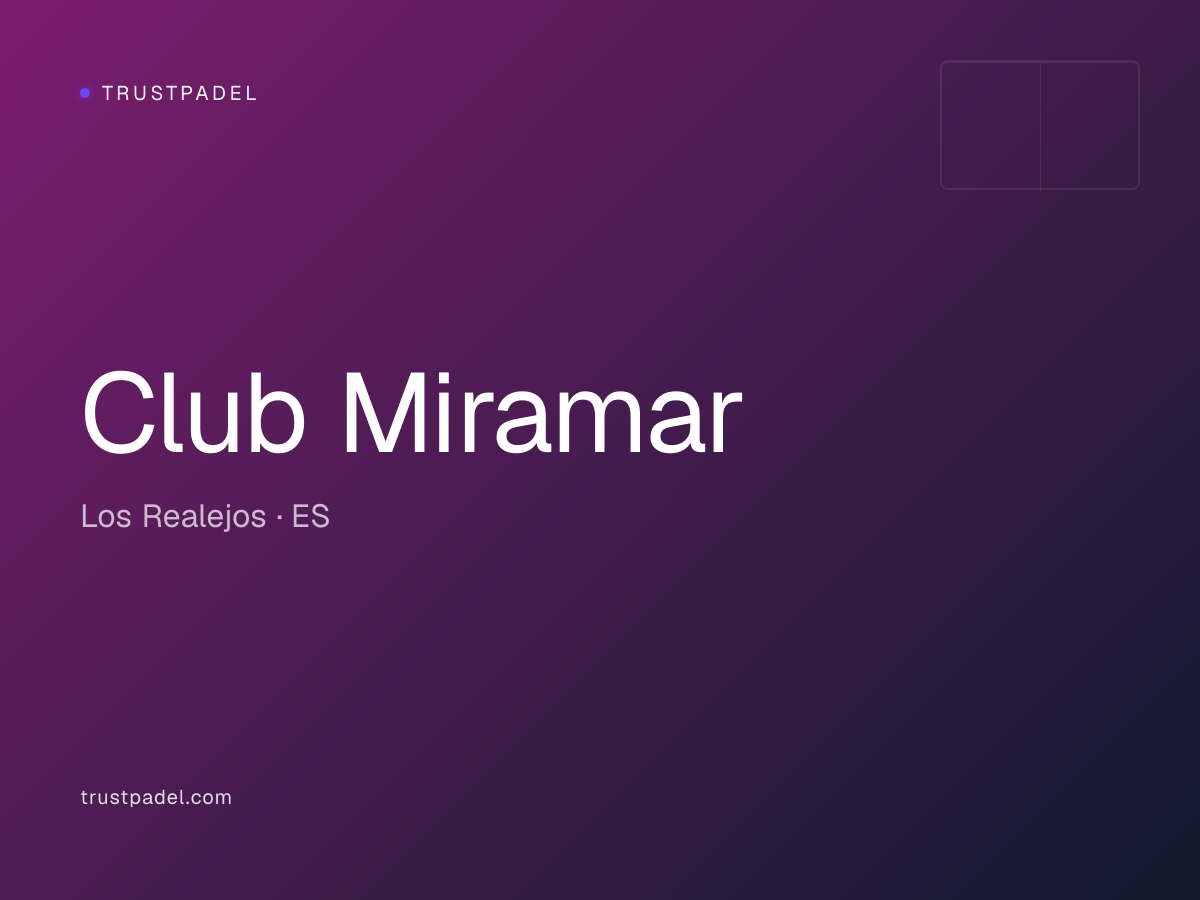 Club Miramar padel club