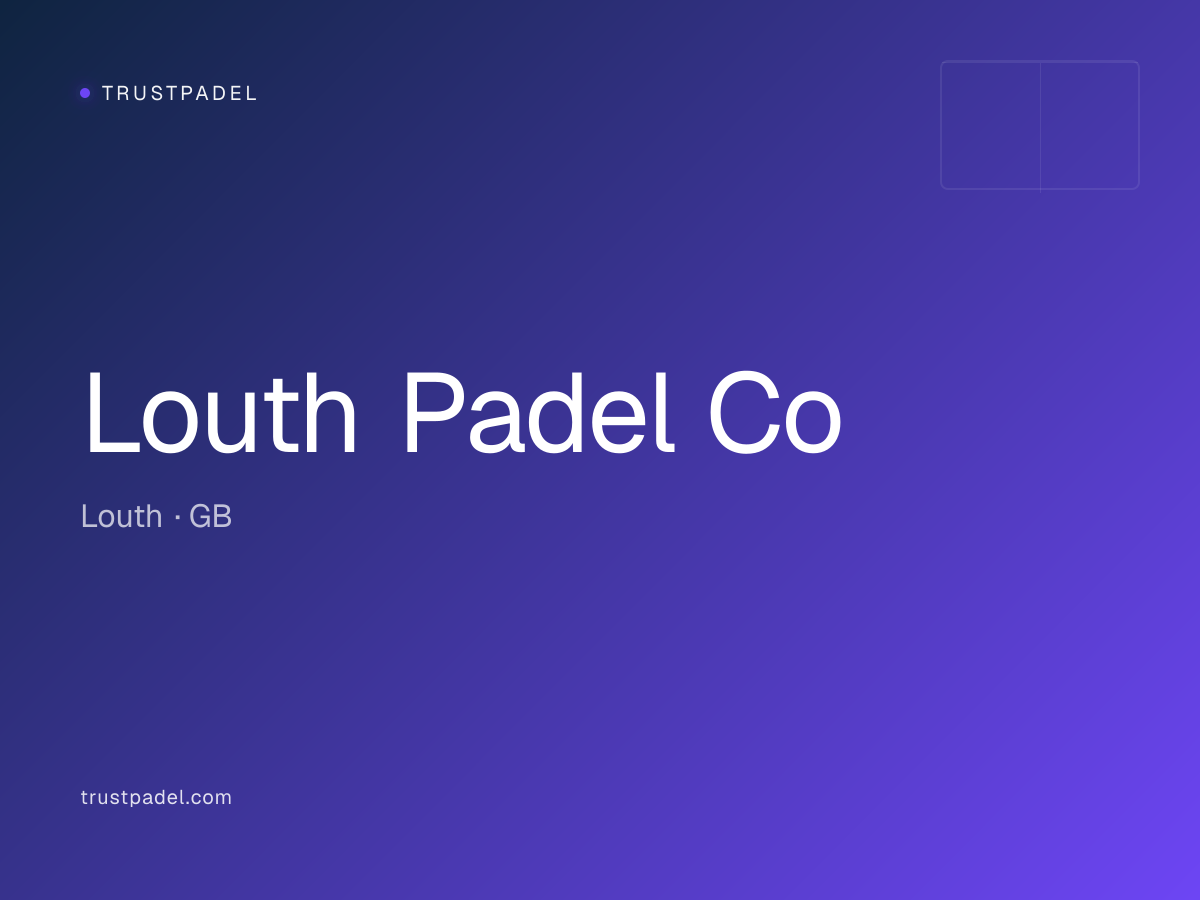 Louth Padel Co padel club