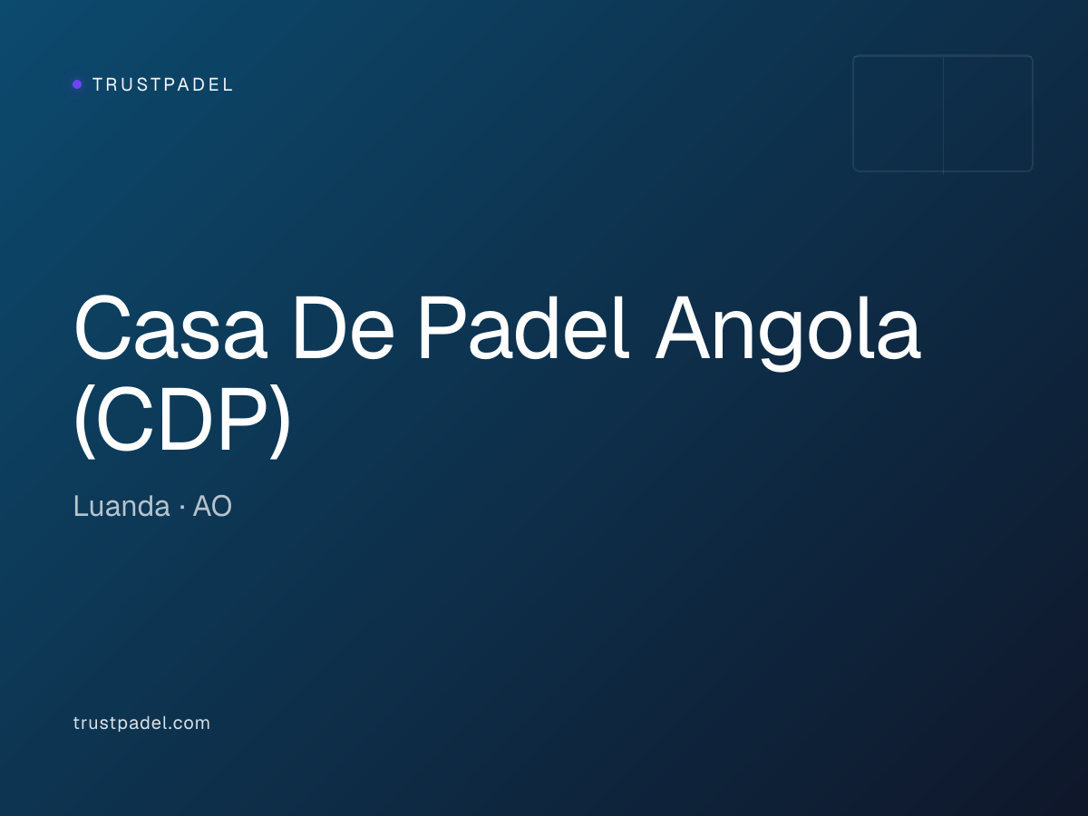 Casa De Padel Angola (CDP) padel club