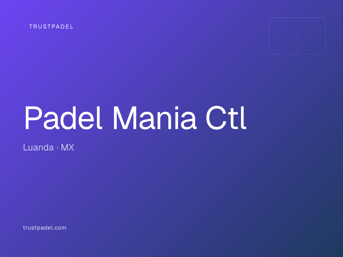 Padel Mania Ctl padel club