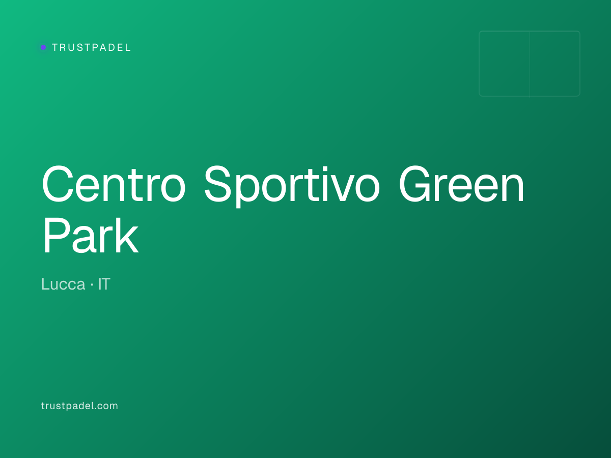 Centro Sportivo Green Park padel club