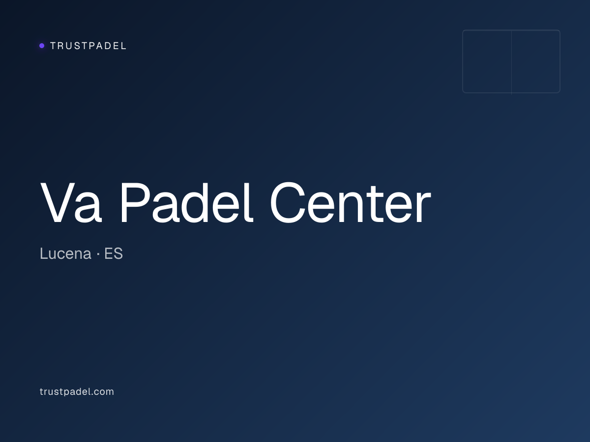 Va Padel Center padel club