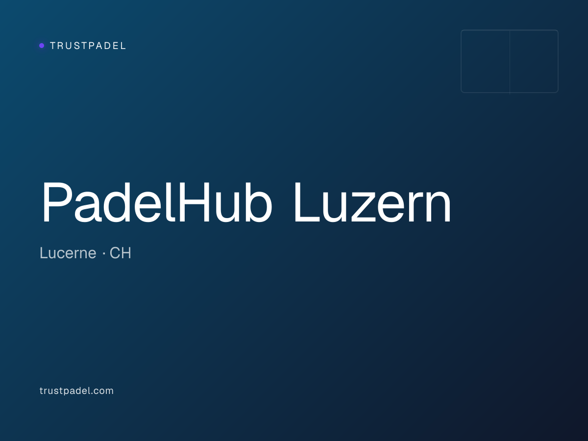 PadelHub Luzern padel club