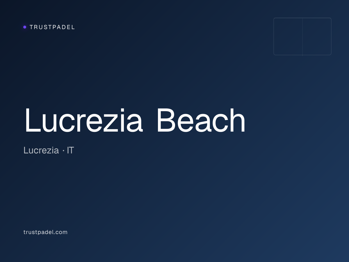 Lucrezia Beach padel club