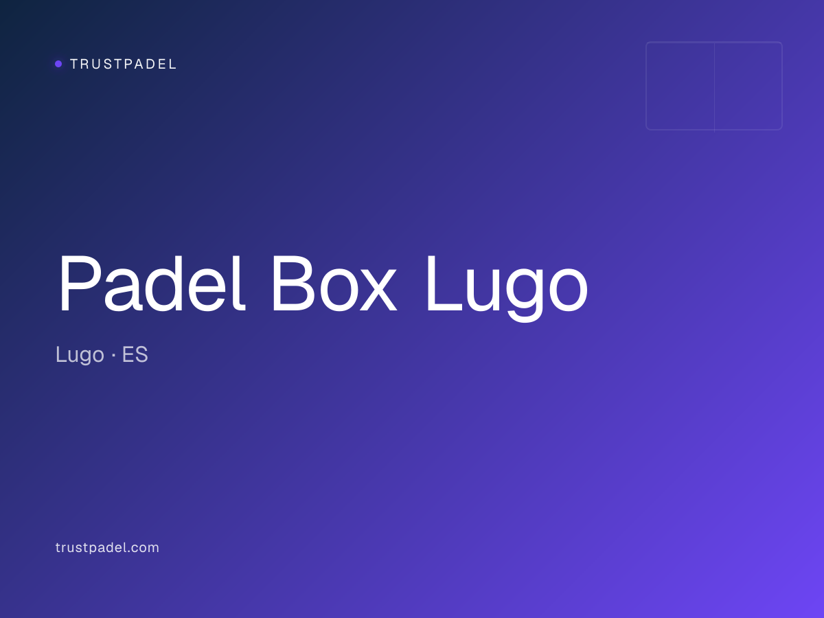 Padel Box Lugo padel club