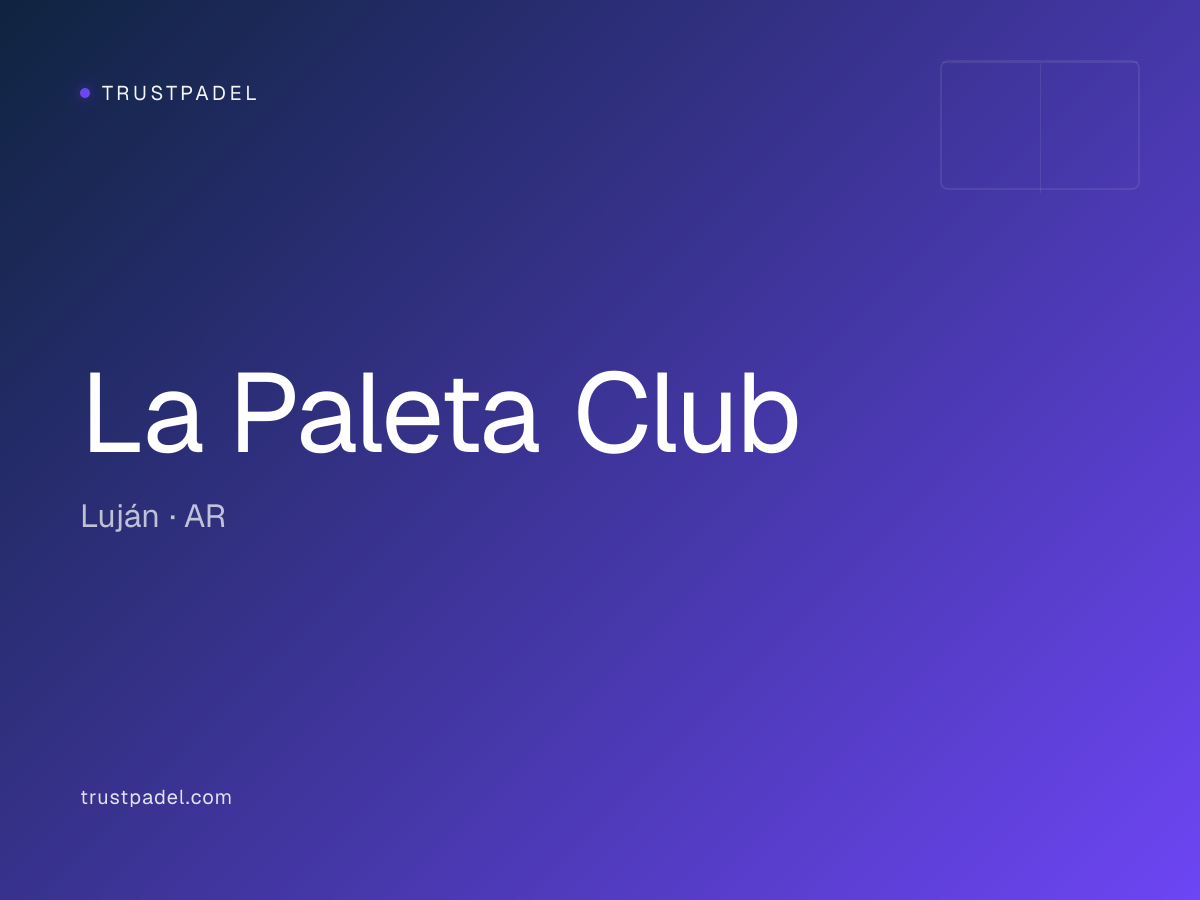 La Paleta Club padel club