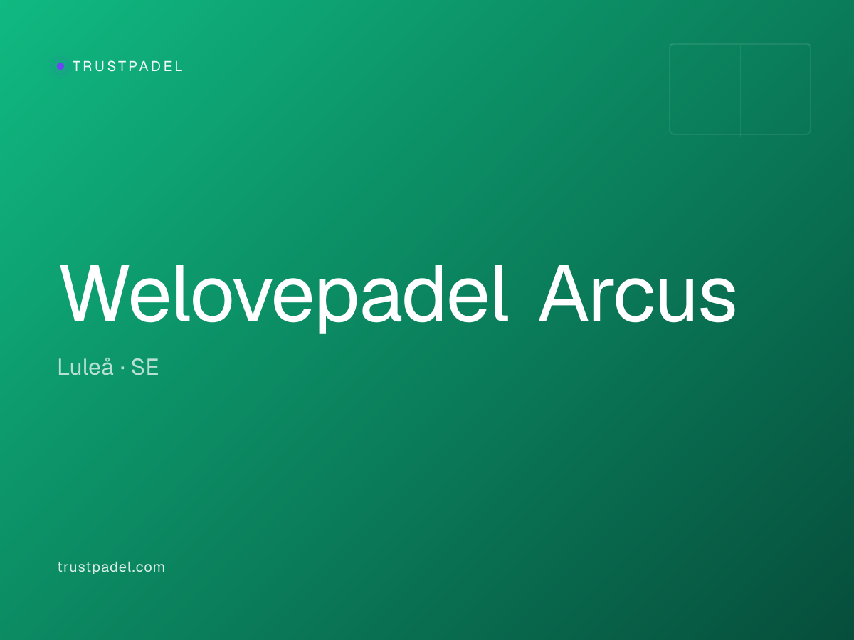 Welovepadel Arcus padel club