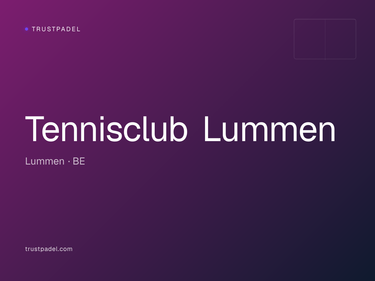 Tennisclub Lummen padel club
