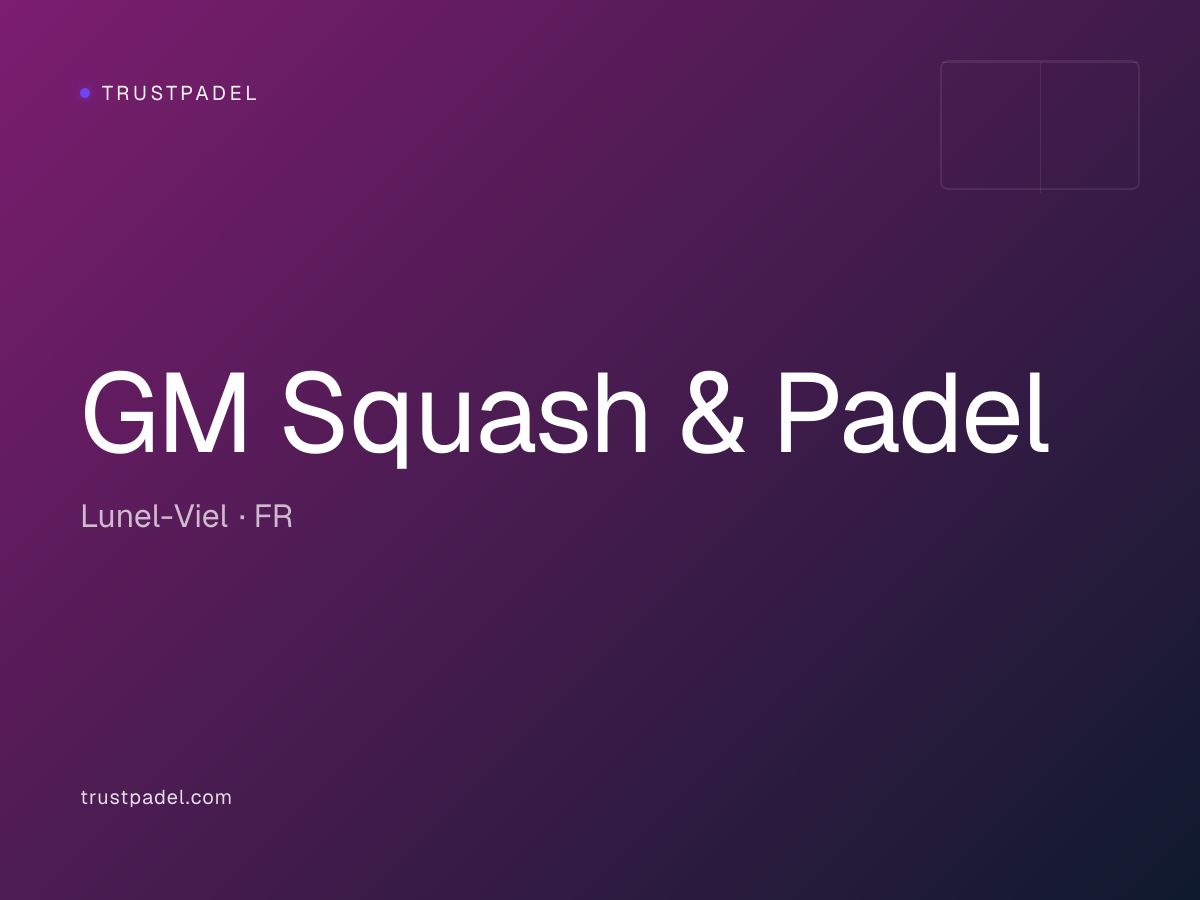 GM Squash & Padel padel club