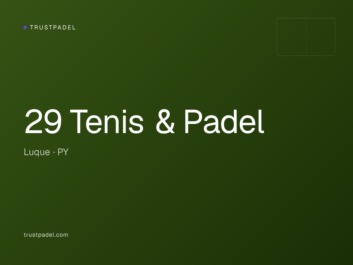 29 Tenis & Padel padel club