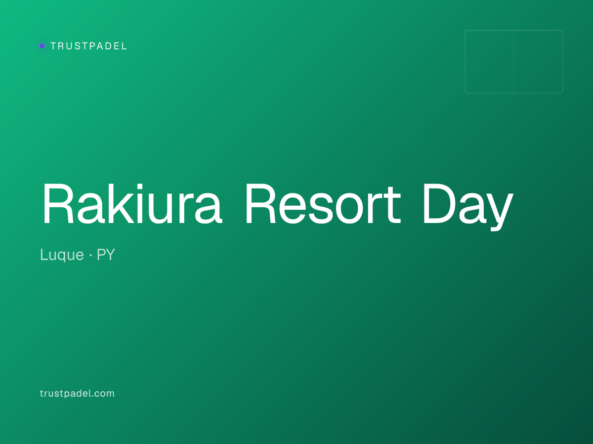 Rakiura Resort Day padel club