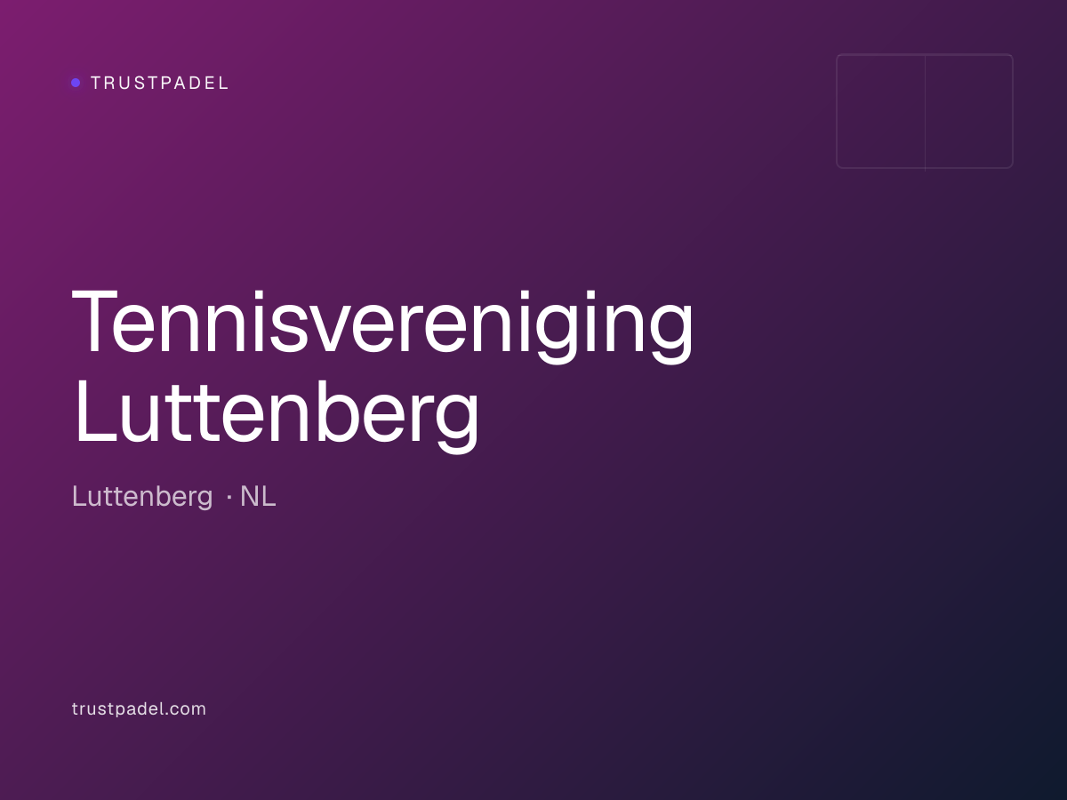 Tennisvereniging Luttenberg padel club