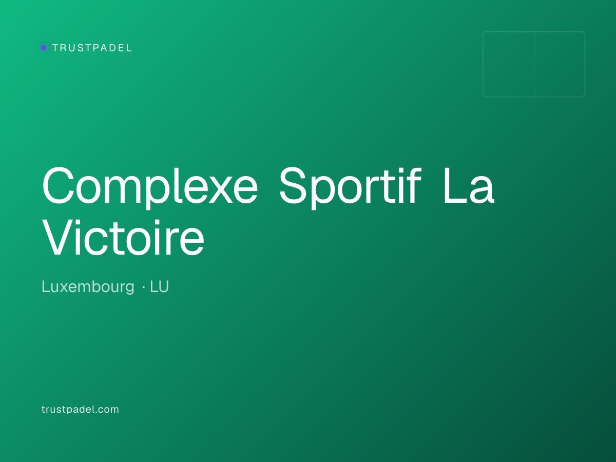 Complexe Sportif La Victoire padel club