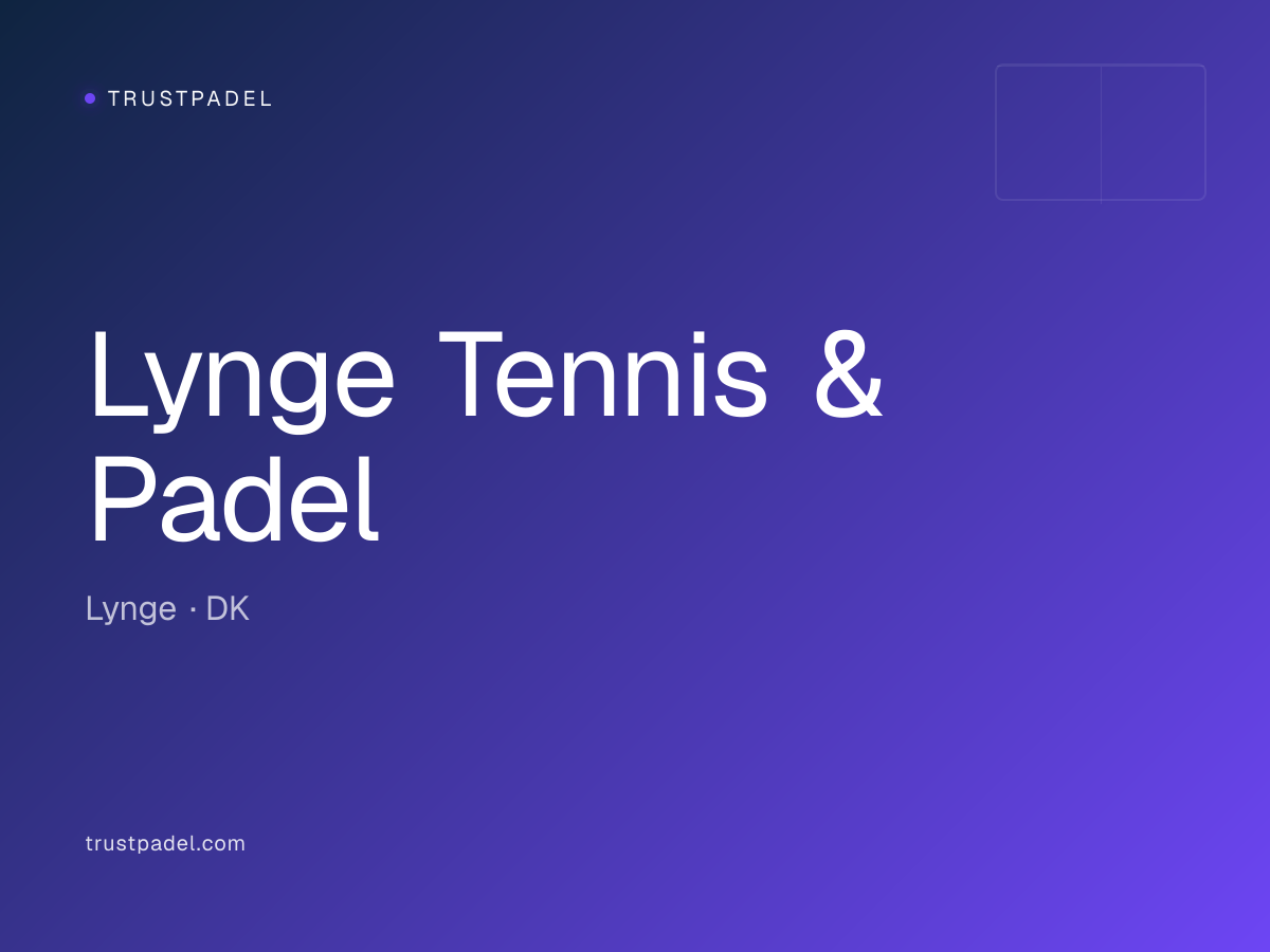 Lynge Tennis & Padel padel club