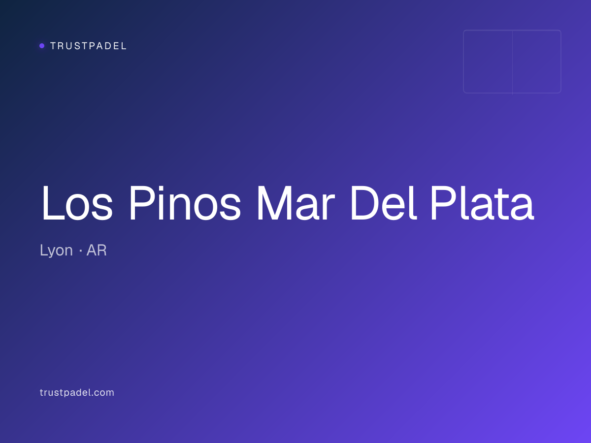 Los Pinos Mar Del Plata padel club