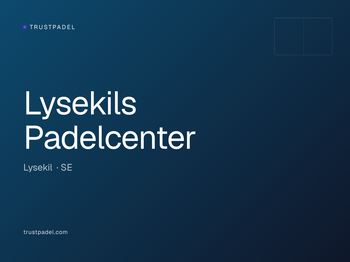 Lysekils Padelcenter padel club